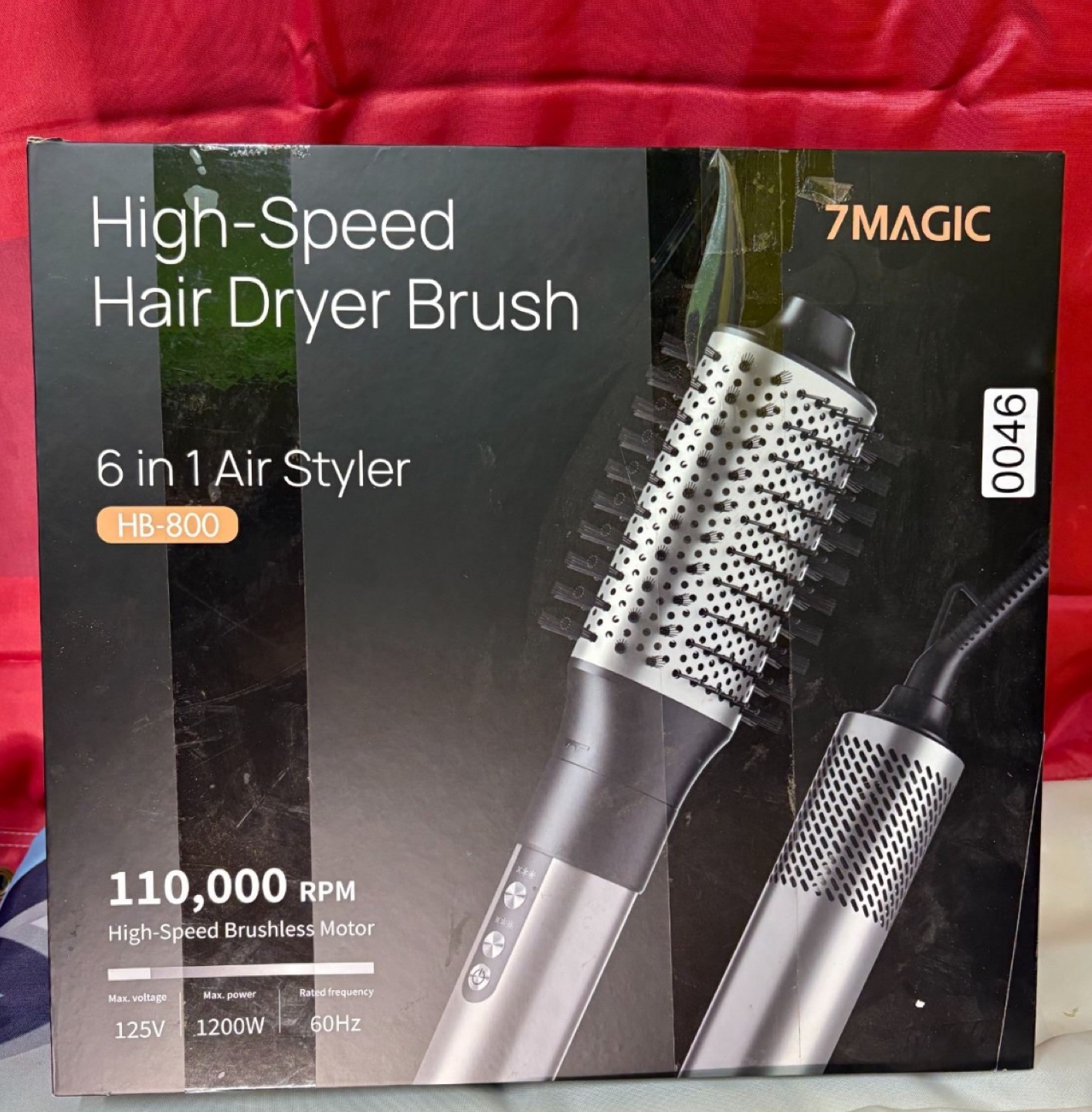 7Magic HB-800 High-Speed Hair Dryer Brush 6 in 1 Air Styler