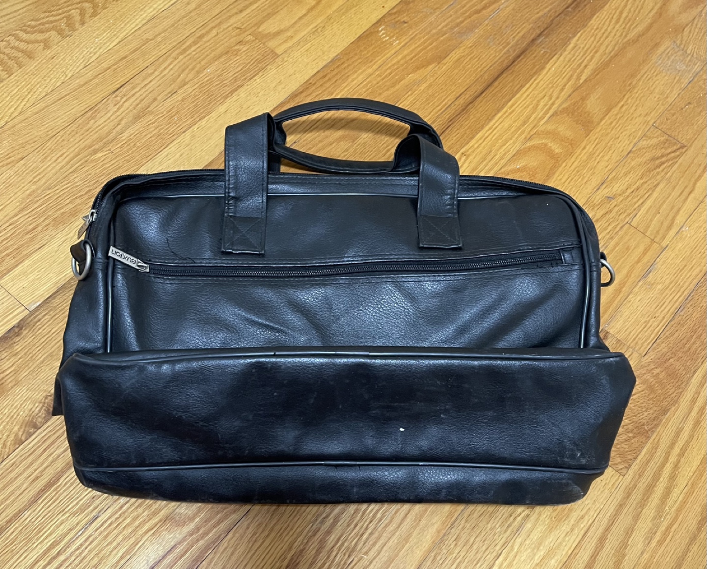 Buxton Black Leather Portfolio Briefcase - photo 2