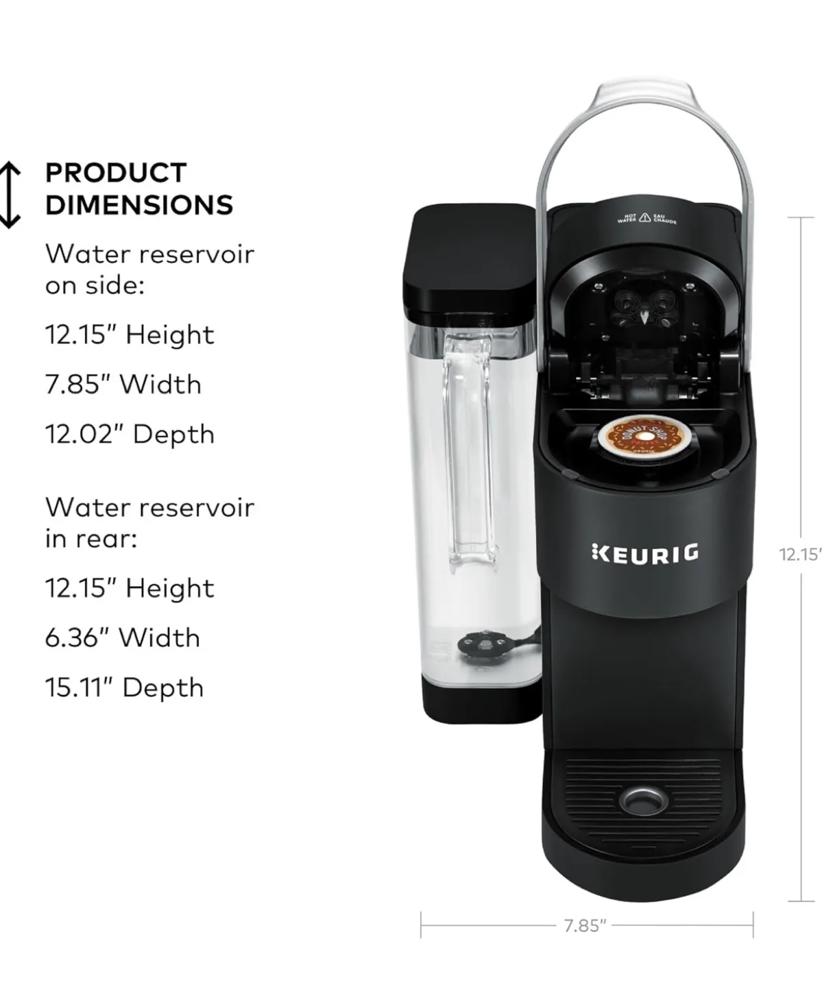 Keurig K-Mini Plus Coffee Maker - Black image indicator(2)