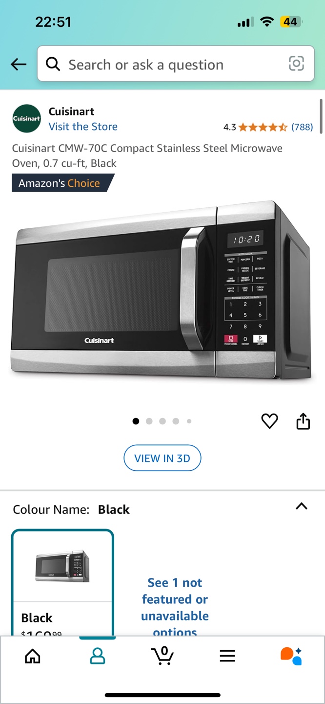 Cuisinart Compact Microwave Oven - photo 2
