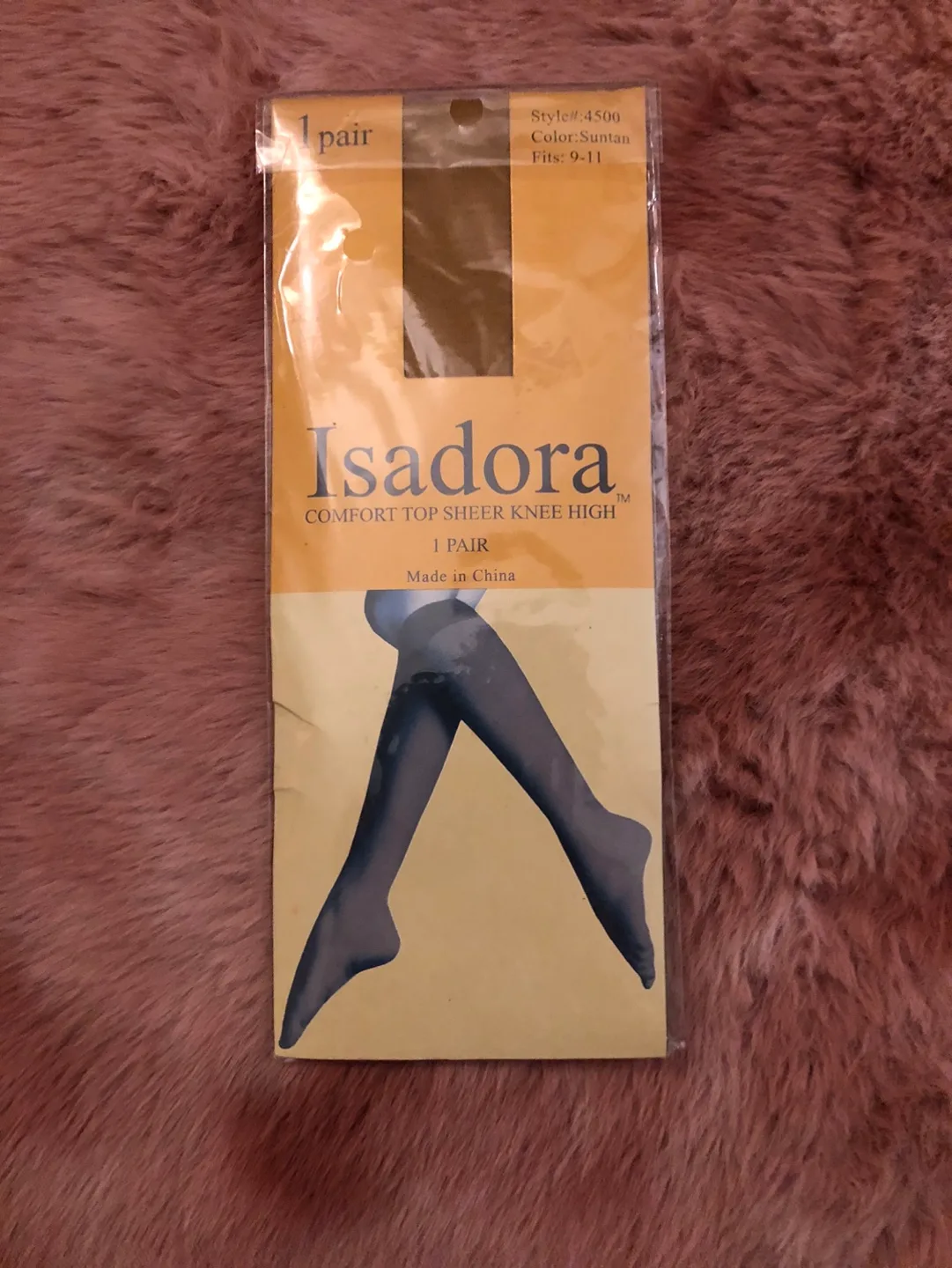 Sheer Knee Highs - Suntan - Size 9-11 - #freecycle thumbnail
