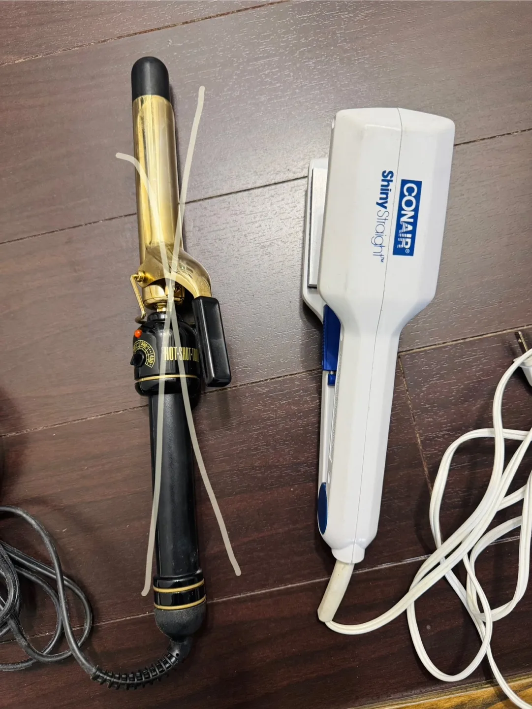 Conair hair Straightener and Hot shot tools curling iron thumbnail