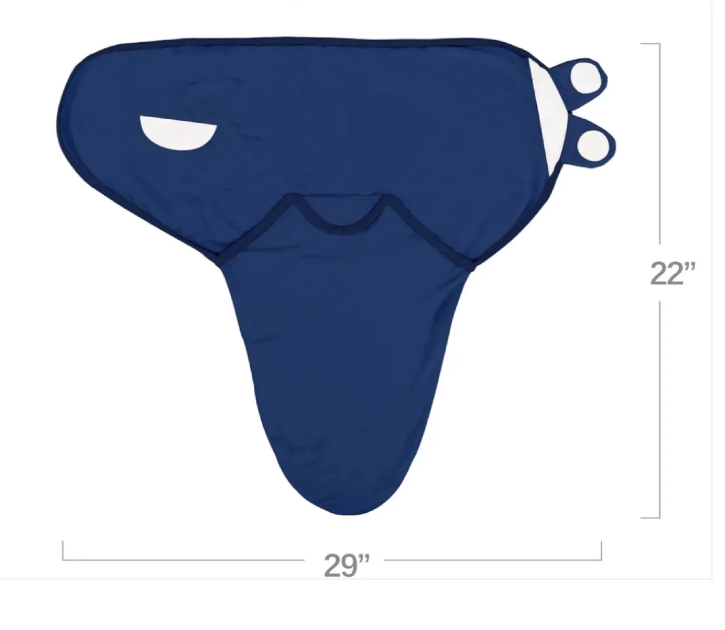 Baby Swaddles - 2 Pack - Navy and Grey image indicator(4)