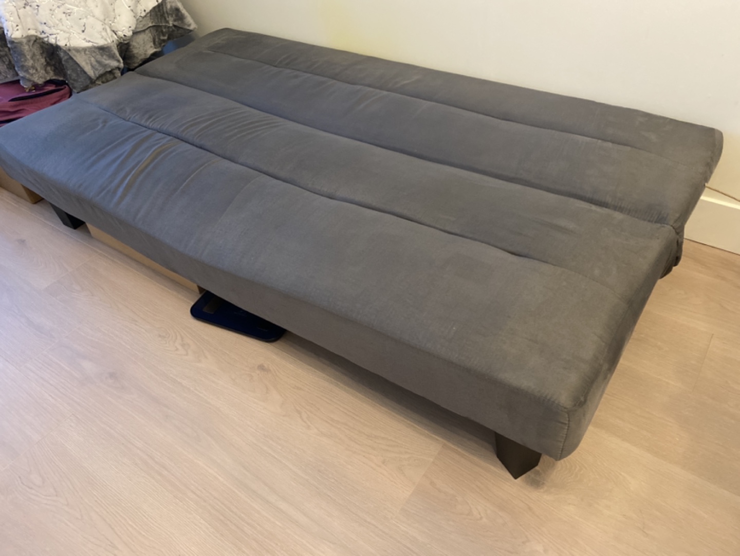 Grey Futon Sofa Bed #freecycle - photo 2