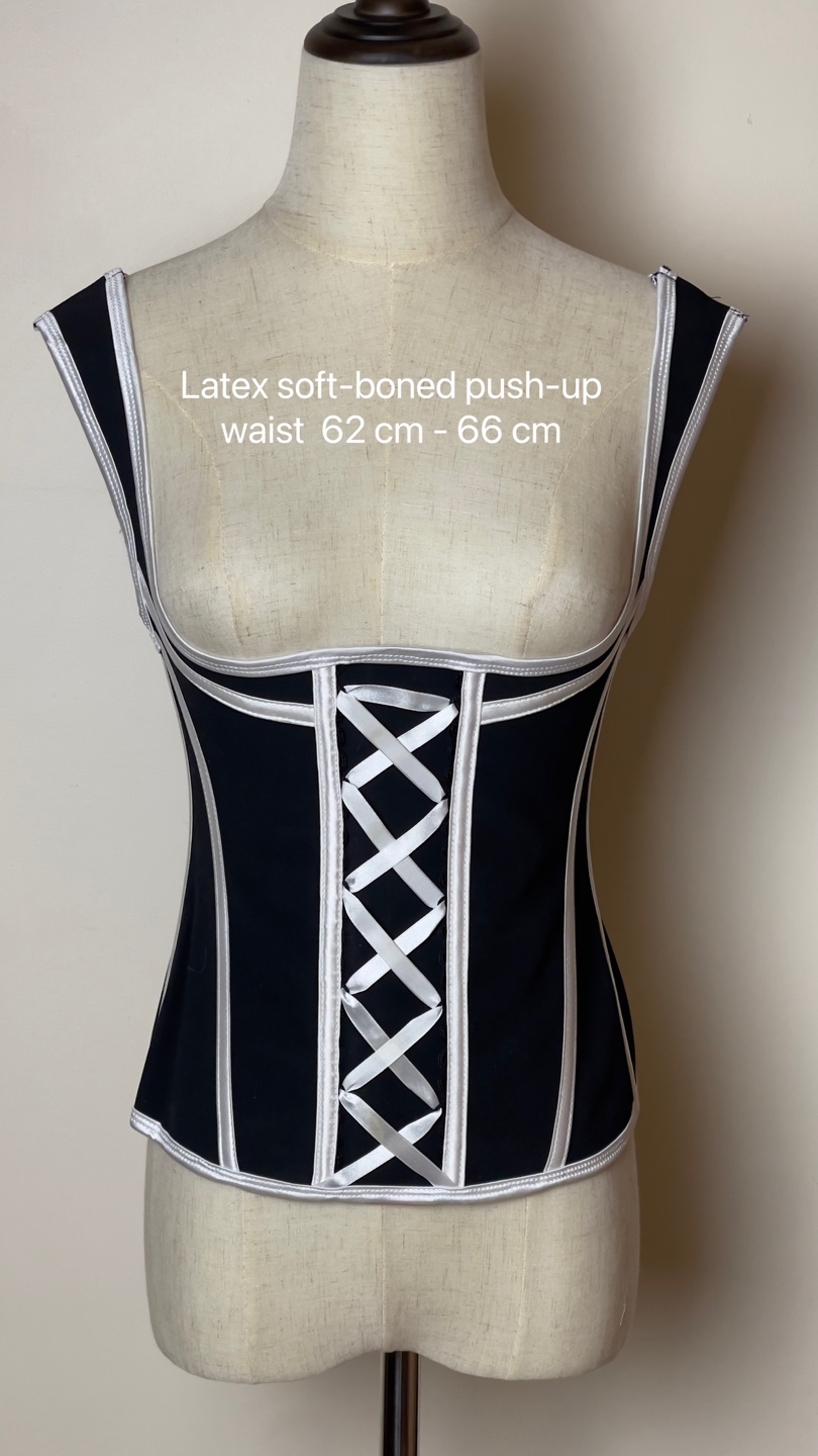 Latex Soft-Boned Push-Up Corset