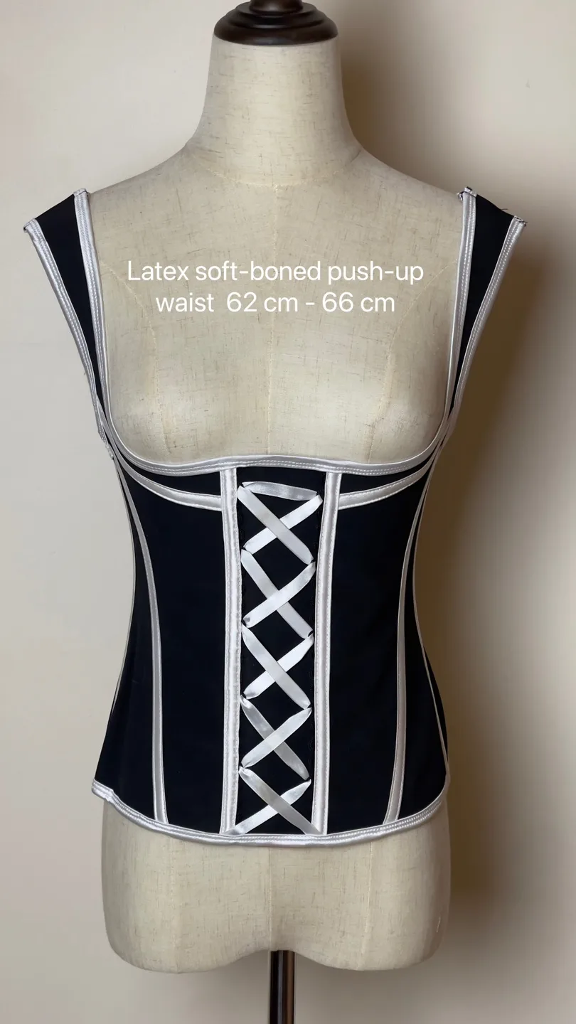 Latex Soft-Boned Push-Up Corset thumbnail