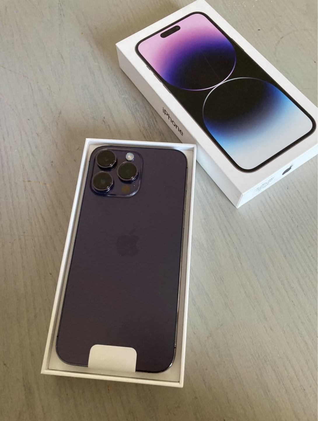 iPhone 14 Pro Max - 128GB - Deep Purple - Like New in Box - photo 3