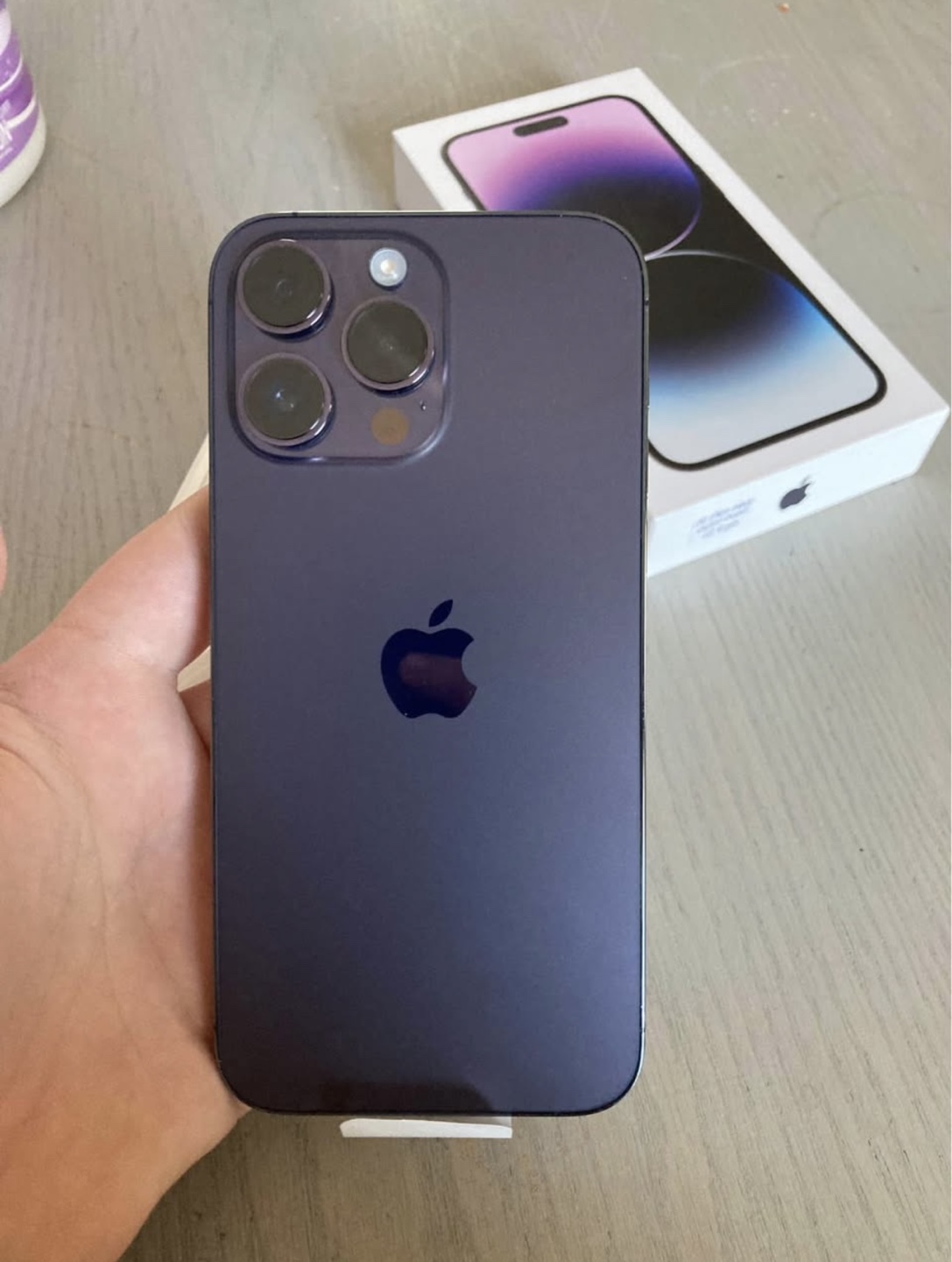 iPhone 14 Pro Max - 128GB - Deep Purple - Like New in Box - photo 4