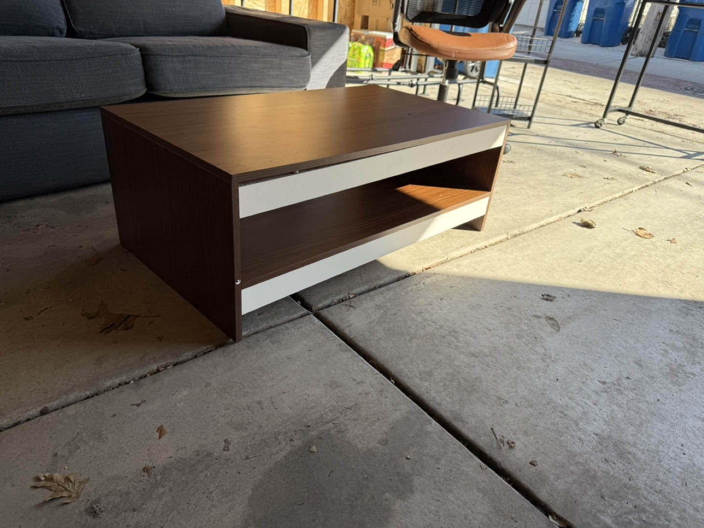 Modern Coffee Table with Shelf