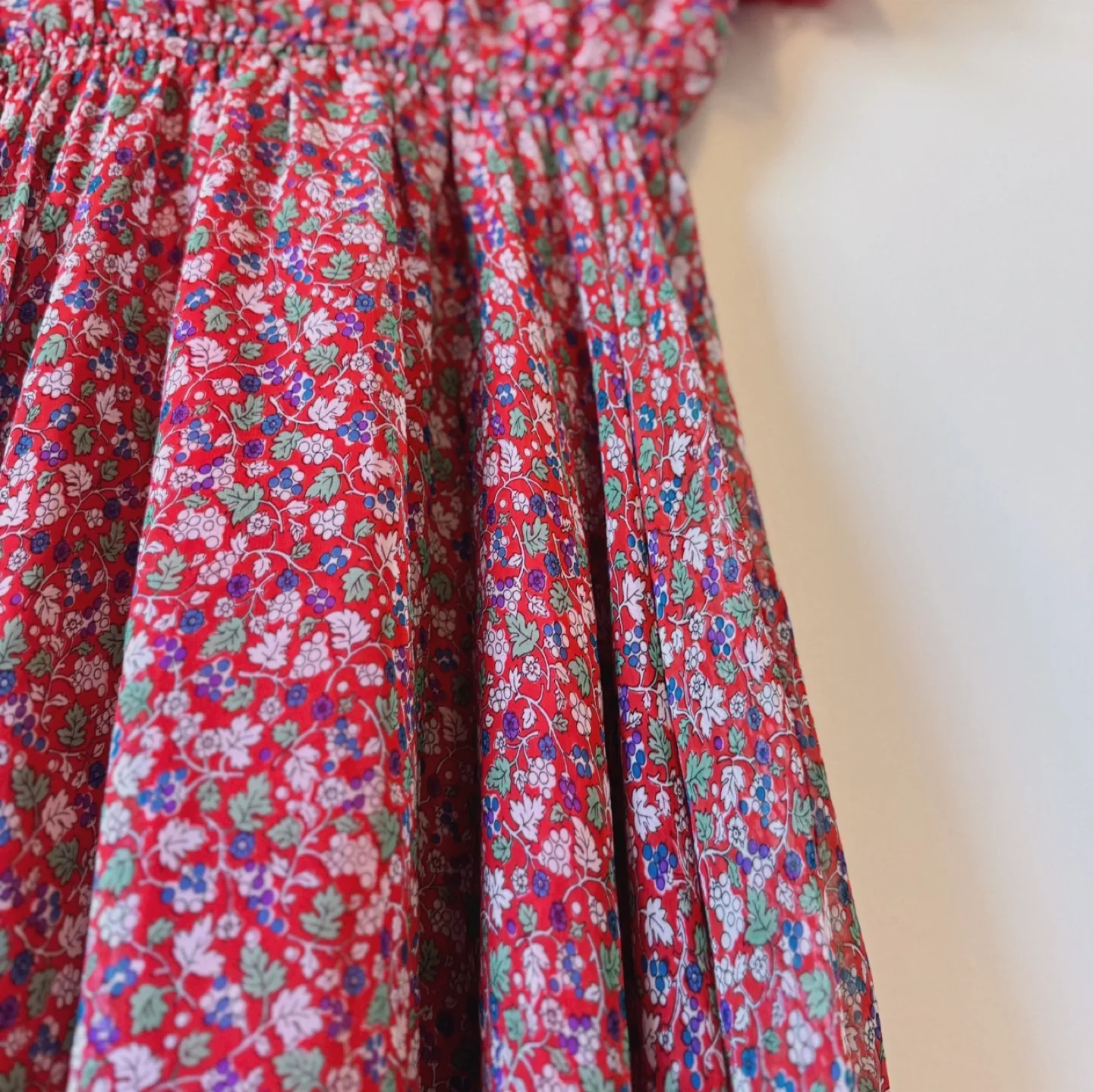 Vintage Red Floral Lace Dress image indicator(4)