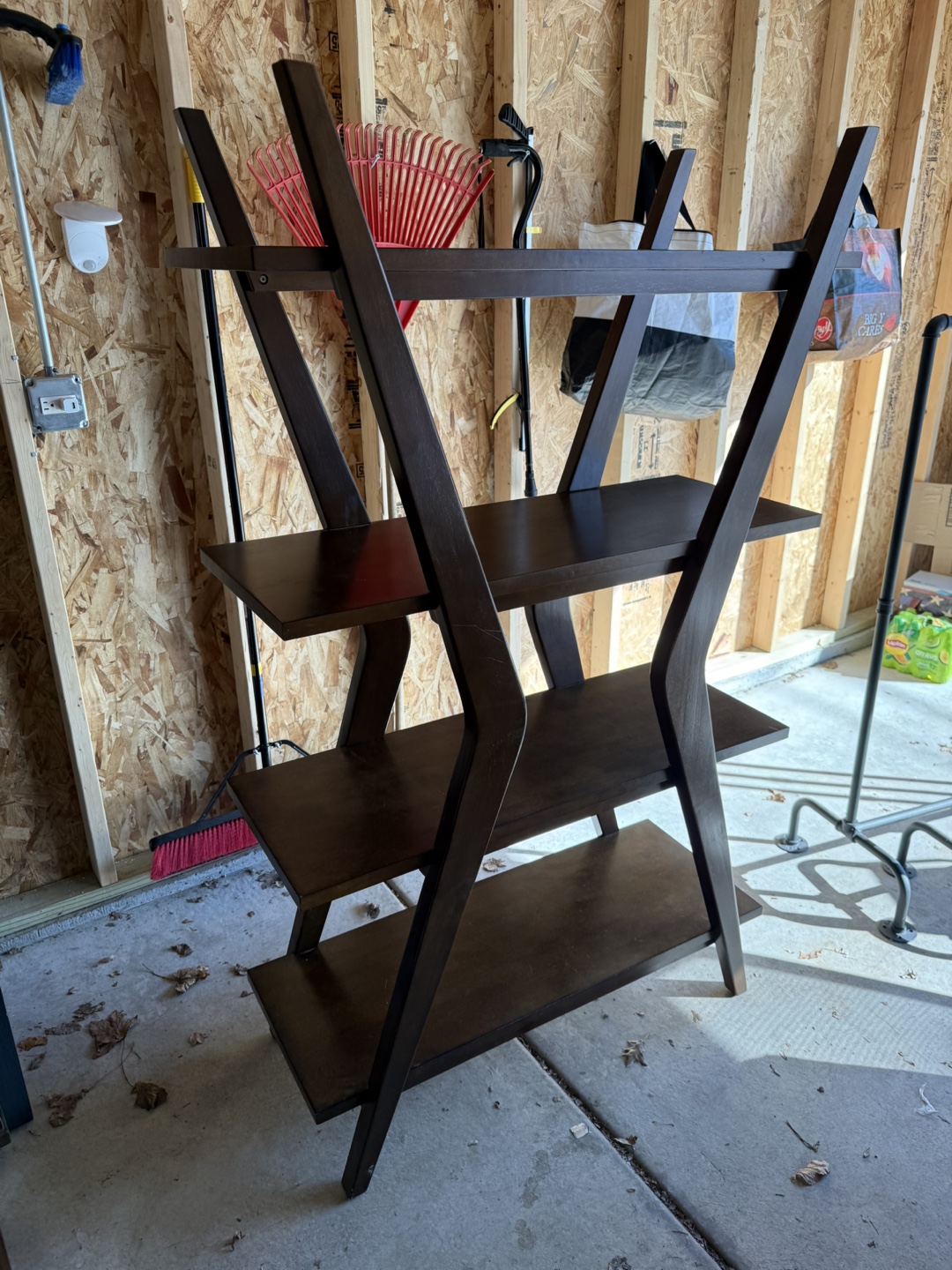 Mid-Century Modern Wooden Bookcase