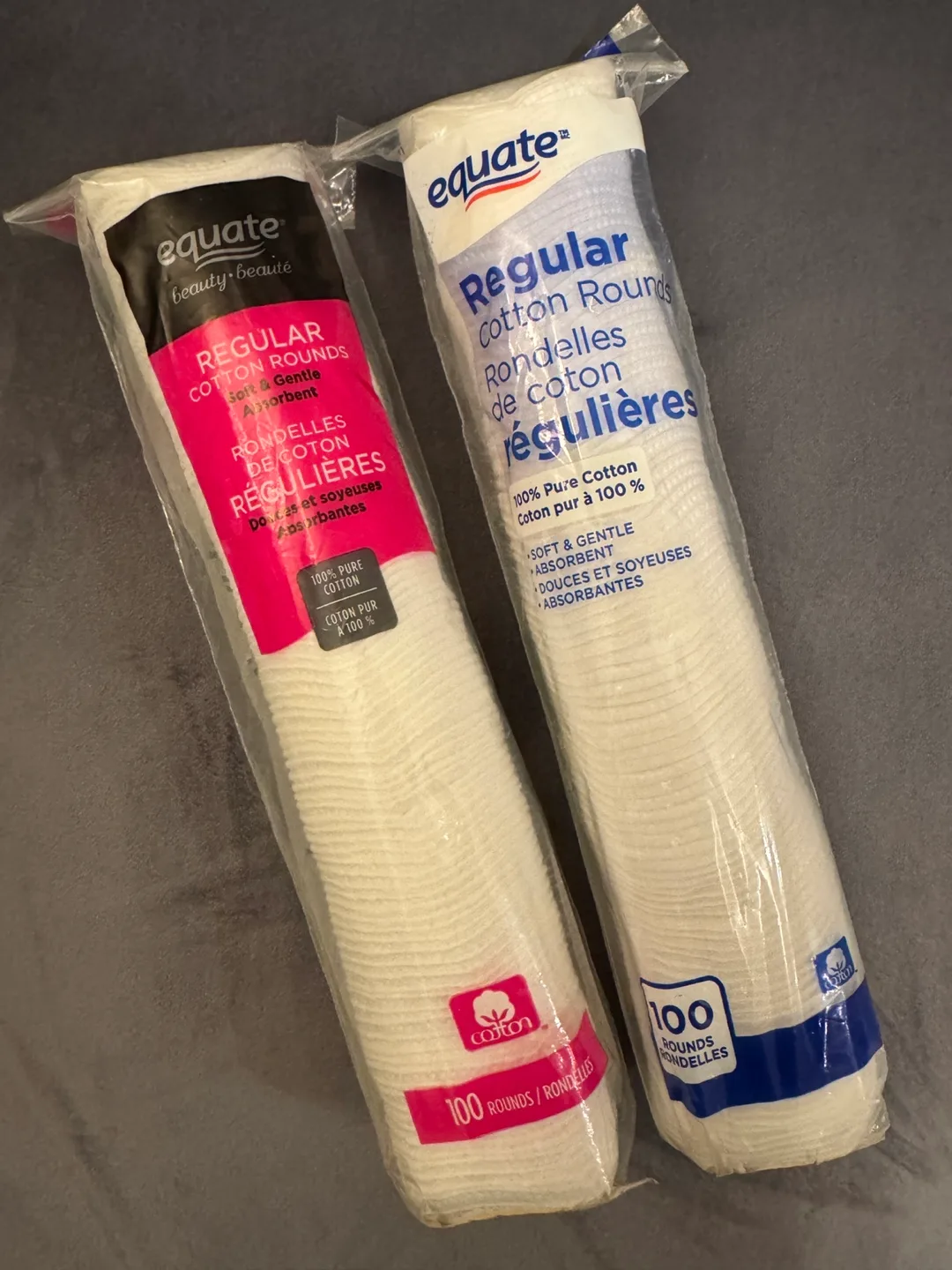 2 NEW Equate 100-Pack Cotton Rounds/Pads thumbnail