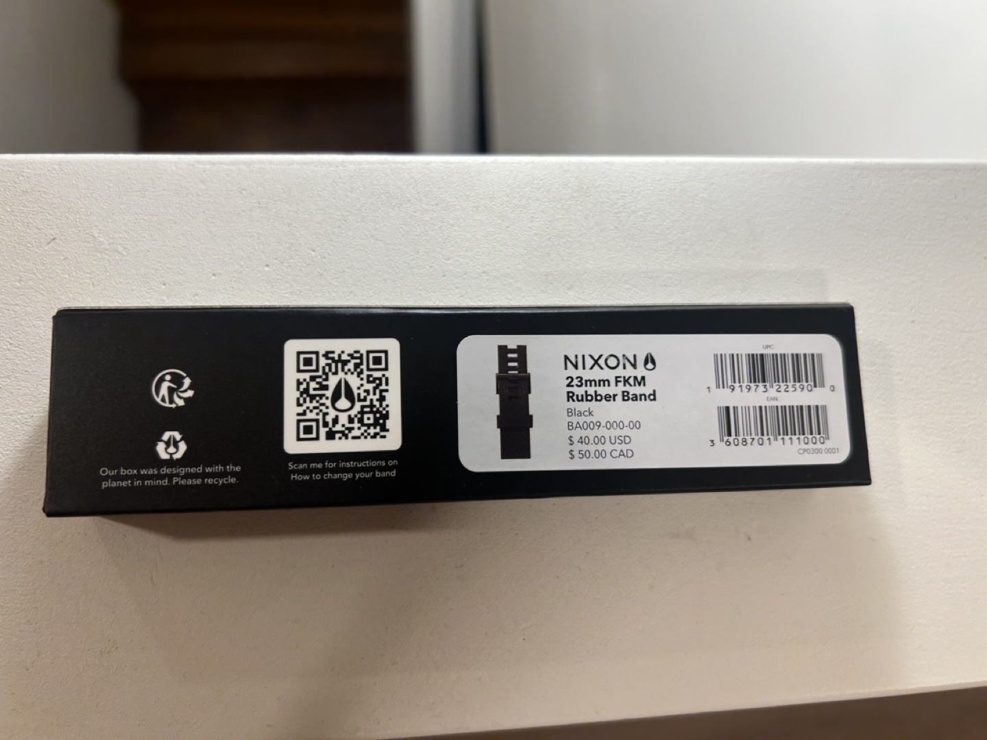 NIXON  RUBBER QUICK RELEASE WATCH BAND- BLACK - photo 2