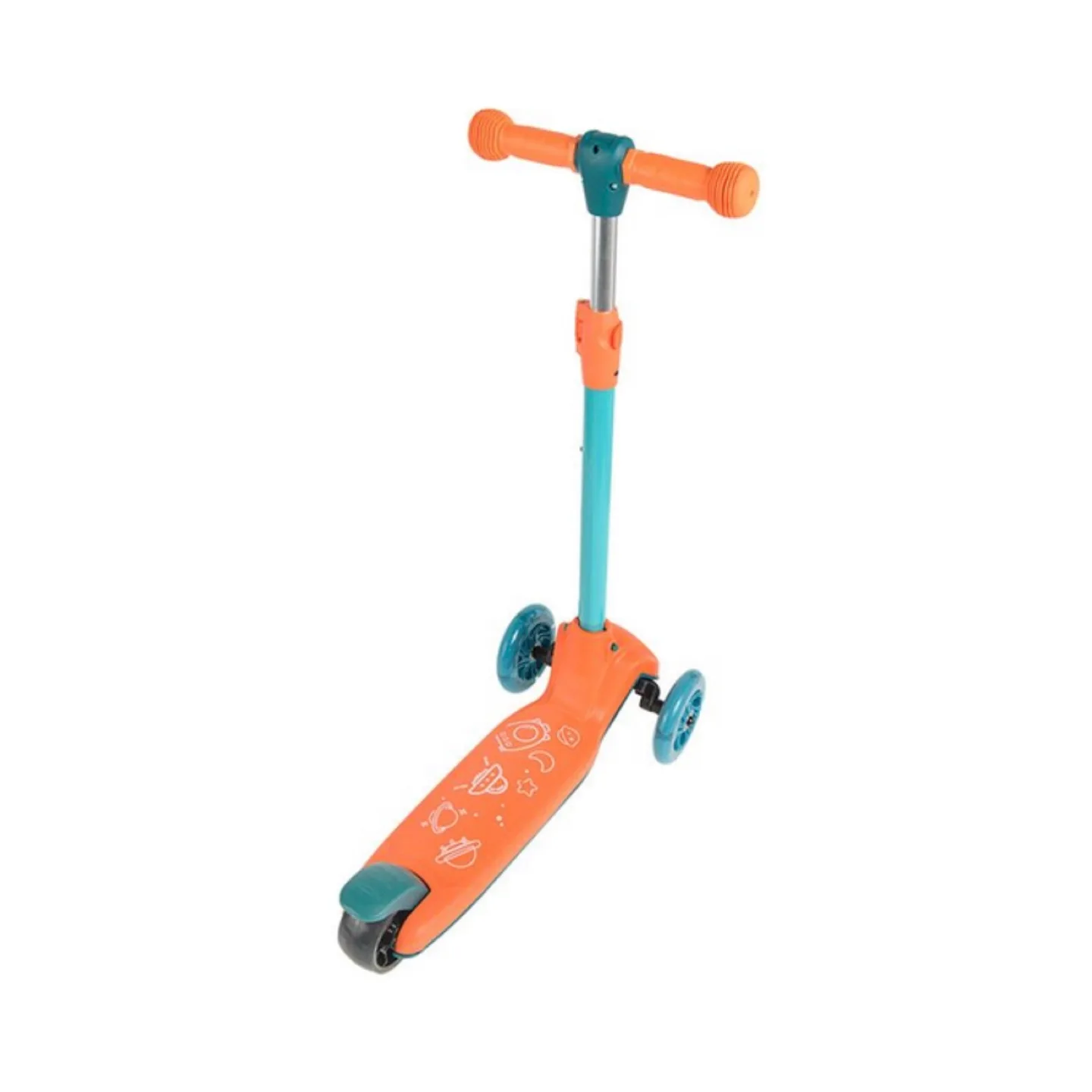 Skate Scooter for Kids, 3 Wheel Kids Scooter with 3 Height image indicator(5)