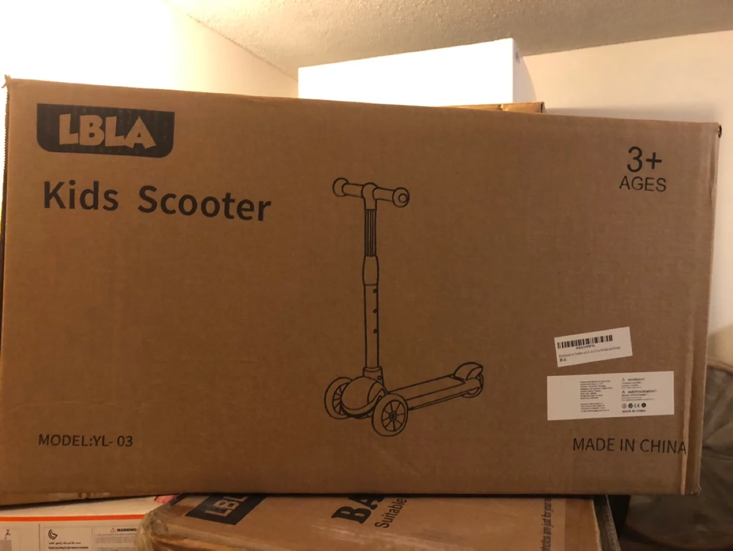 Skate Scooter for Kids, 3 Wheel Kids Scooter with 3 Height image indicator(3)