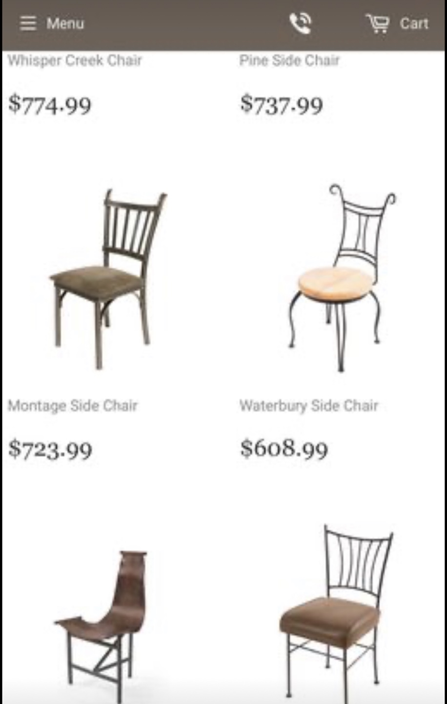 Solid, Wrought Iron Metal Armchair, Sidechair //Heavy - photo 5