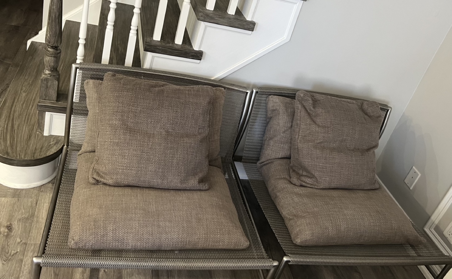 Metal Mesh Chairs with Cushions-Italian - photo 2