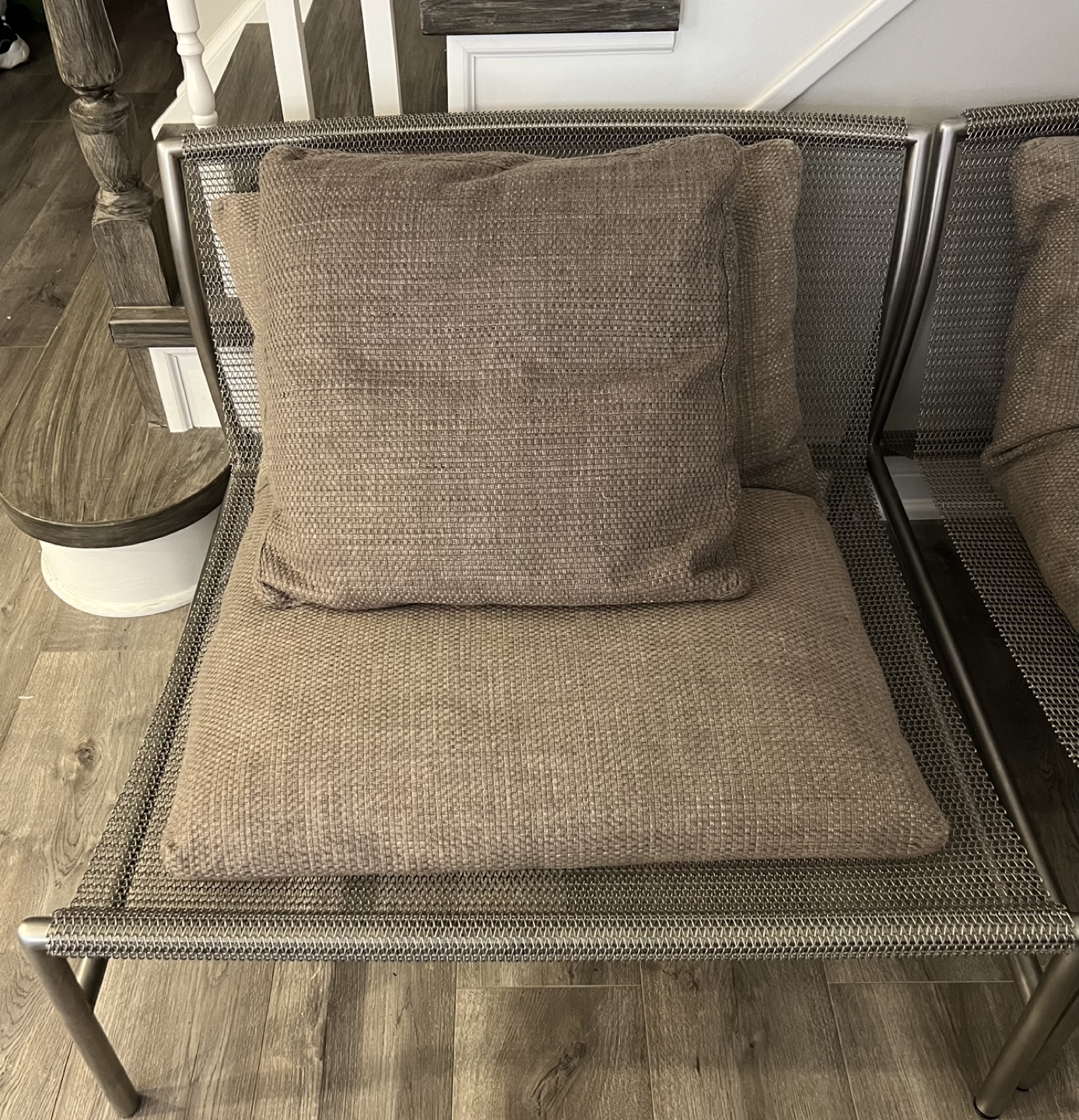 Metal Mesh Chairs with Cushions-Italian - photo 3