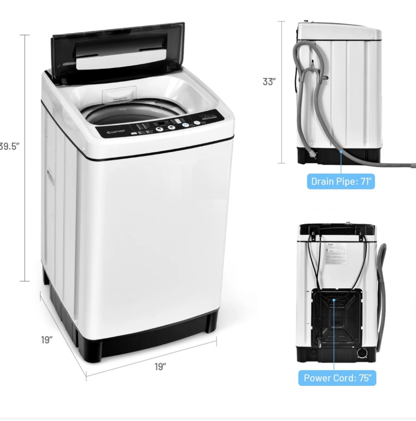 Compact Capacity Portable Washing Machine - photo 2