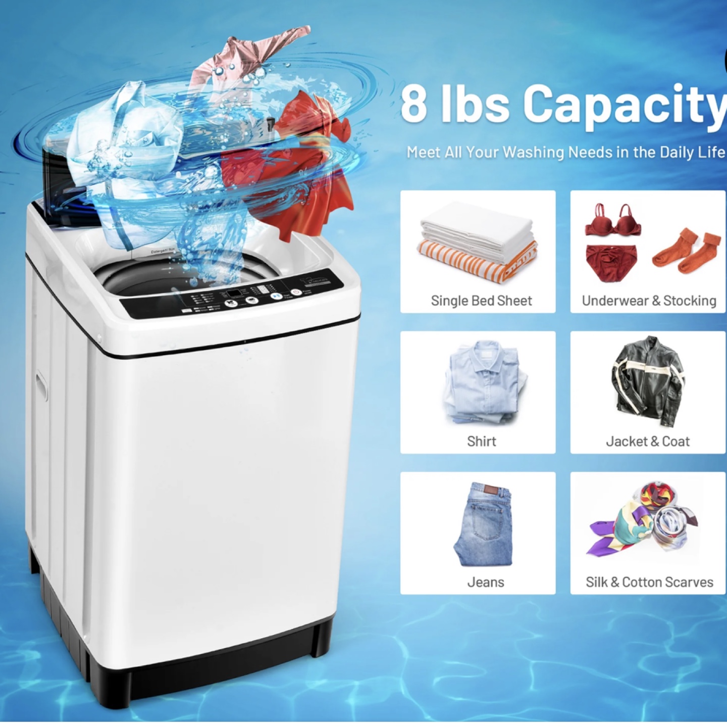 Compact Capacity Portable Washing Machine - photo 4