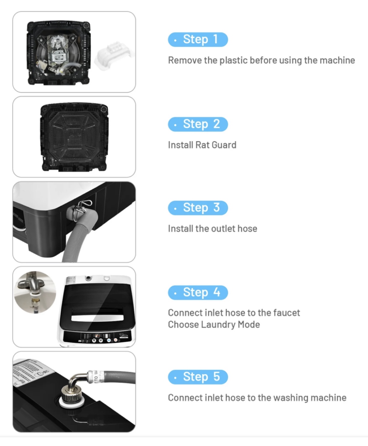 Compact Capacity Portable Washing Machine - photo 5