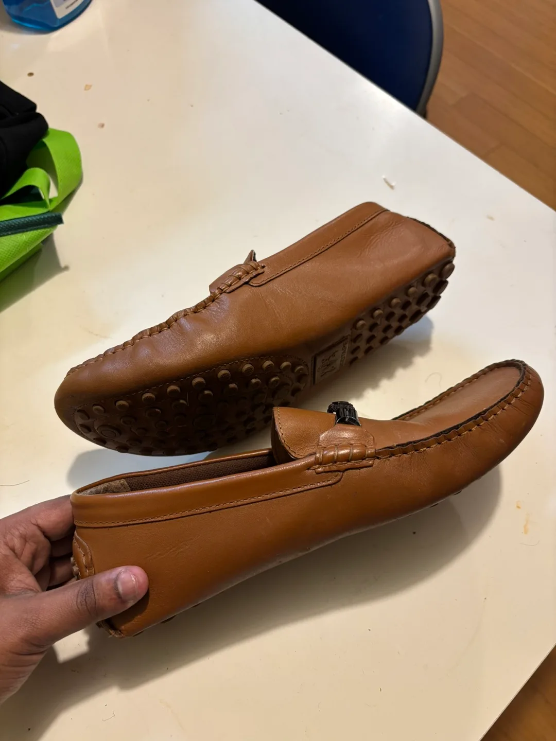 Men's Brown Leather Loafers