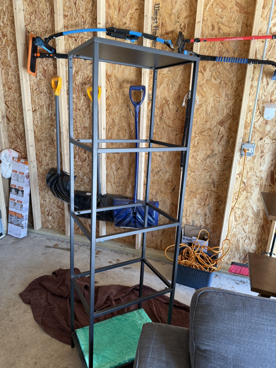 Black Metal 5-Tier Shelf - photo 2
