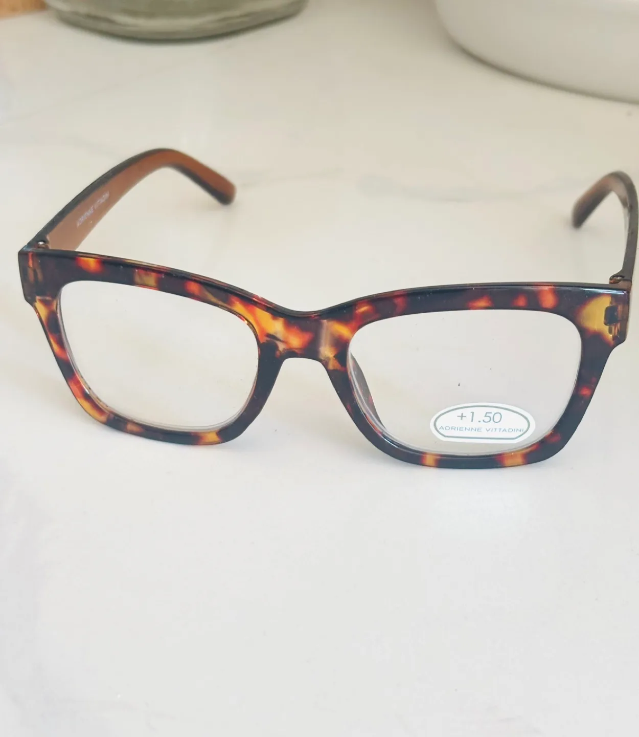 Adrienne Vittadini +1.50 Reading Glasses - color Tortoise Shell image indicator(5)