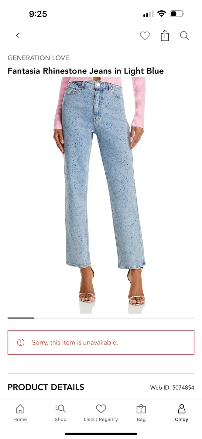 Generation Love Fantasia Rhinestone Jeans image indicator(2)