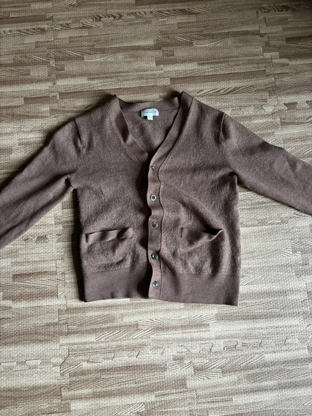 Club Monaco Brown Cardigan Sweater size S image indicator(2)