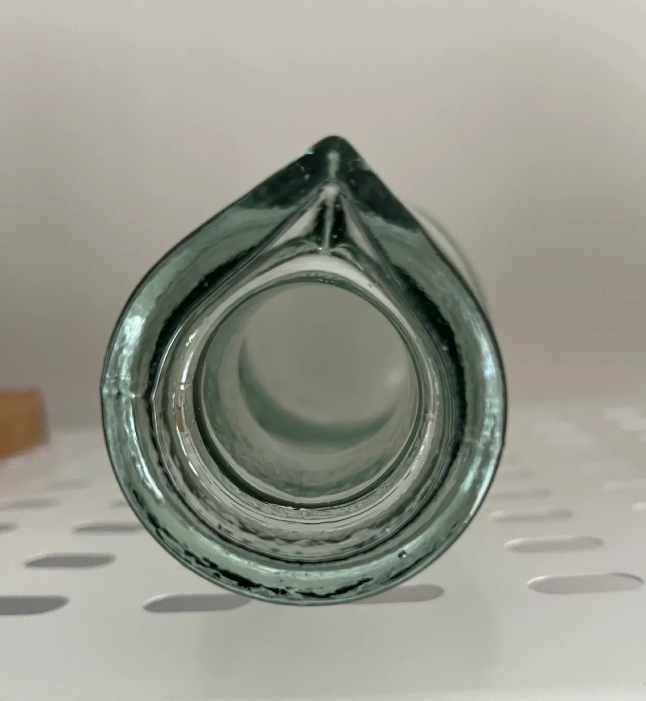 Vintage Absolutely Pure Milk Glass Bottle image indicator(2)