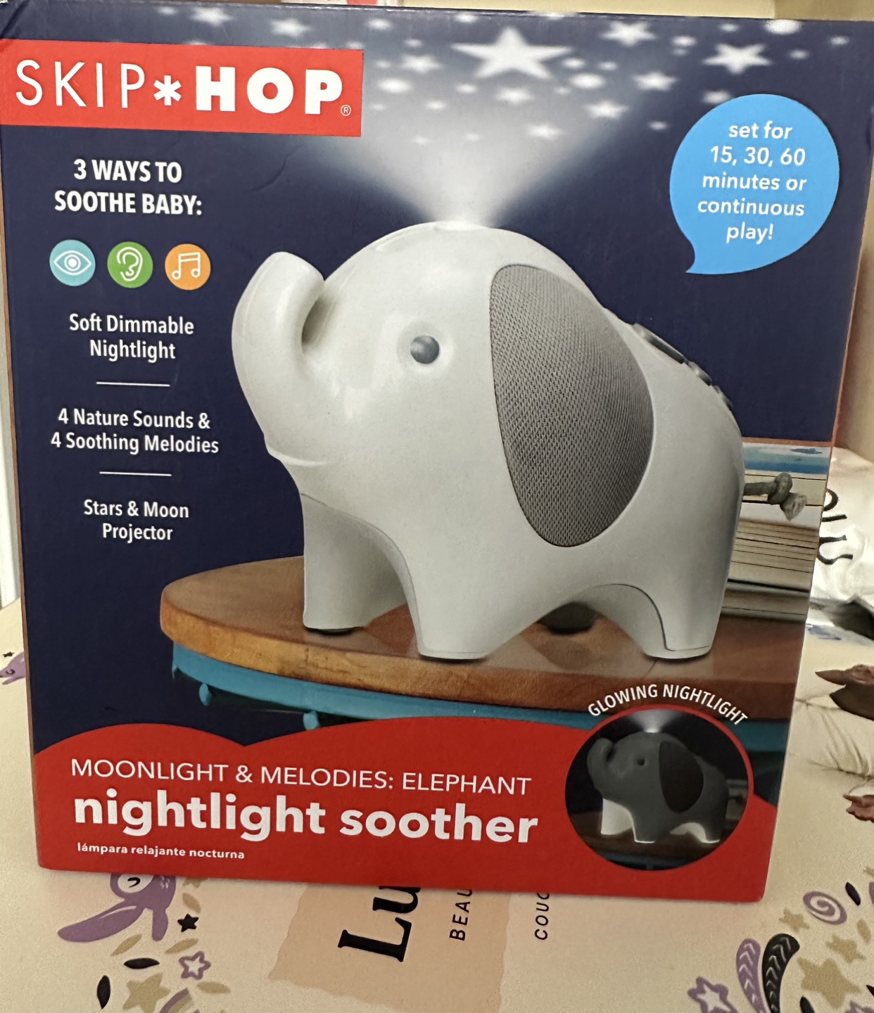Skip Hop Moonlight & Melodies Elephant Soother