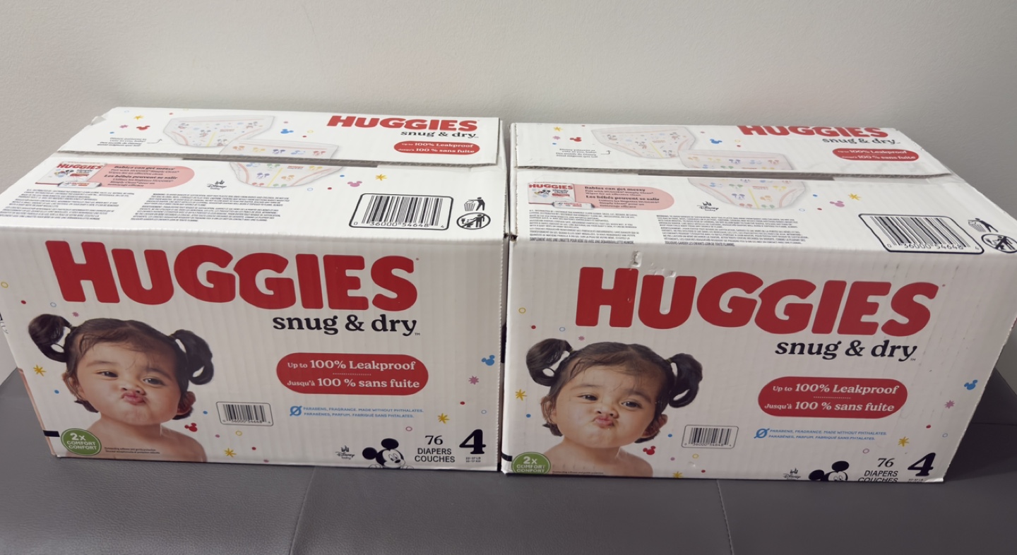 Bulk Huggies Diapers - Little Movers & Snug & Dry - photo 3