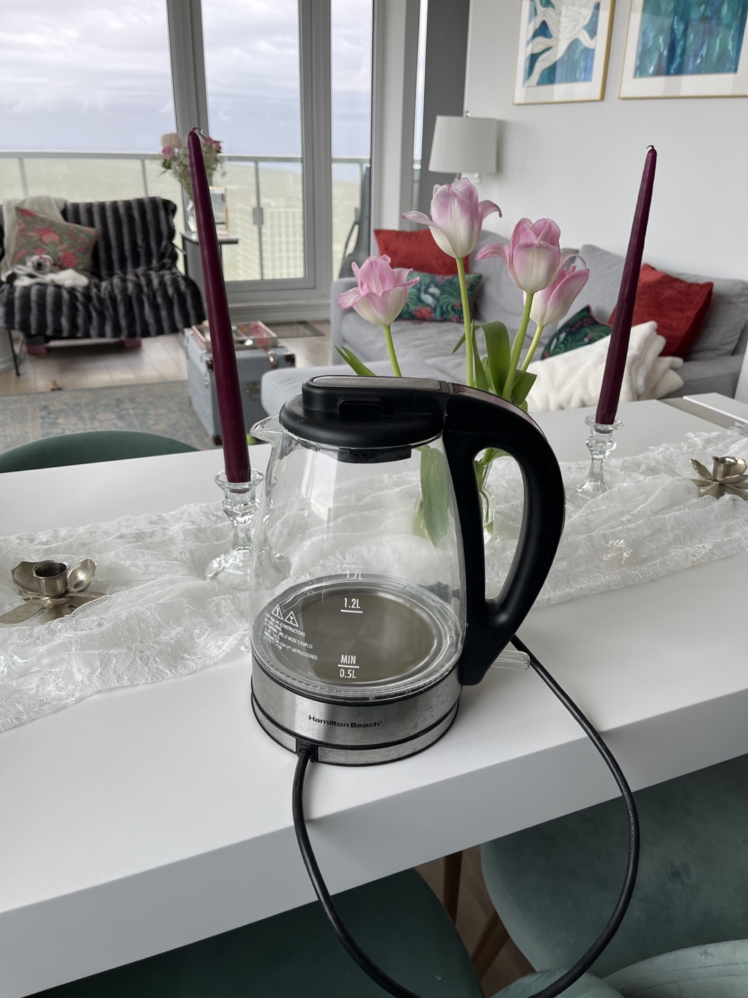 Hamilton Beach Glass Electric Kettle