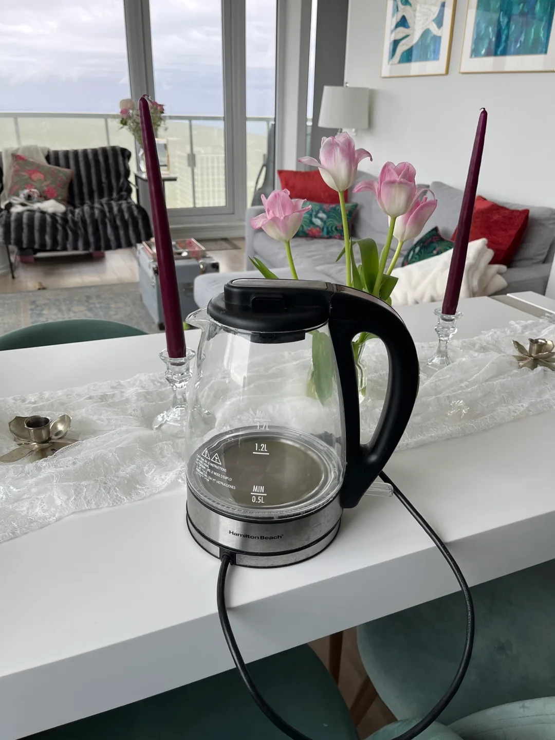 Hamilton Beach Glass Electric Kettle thumbnail
