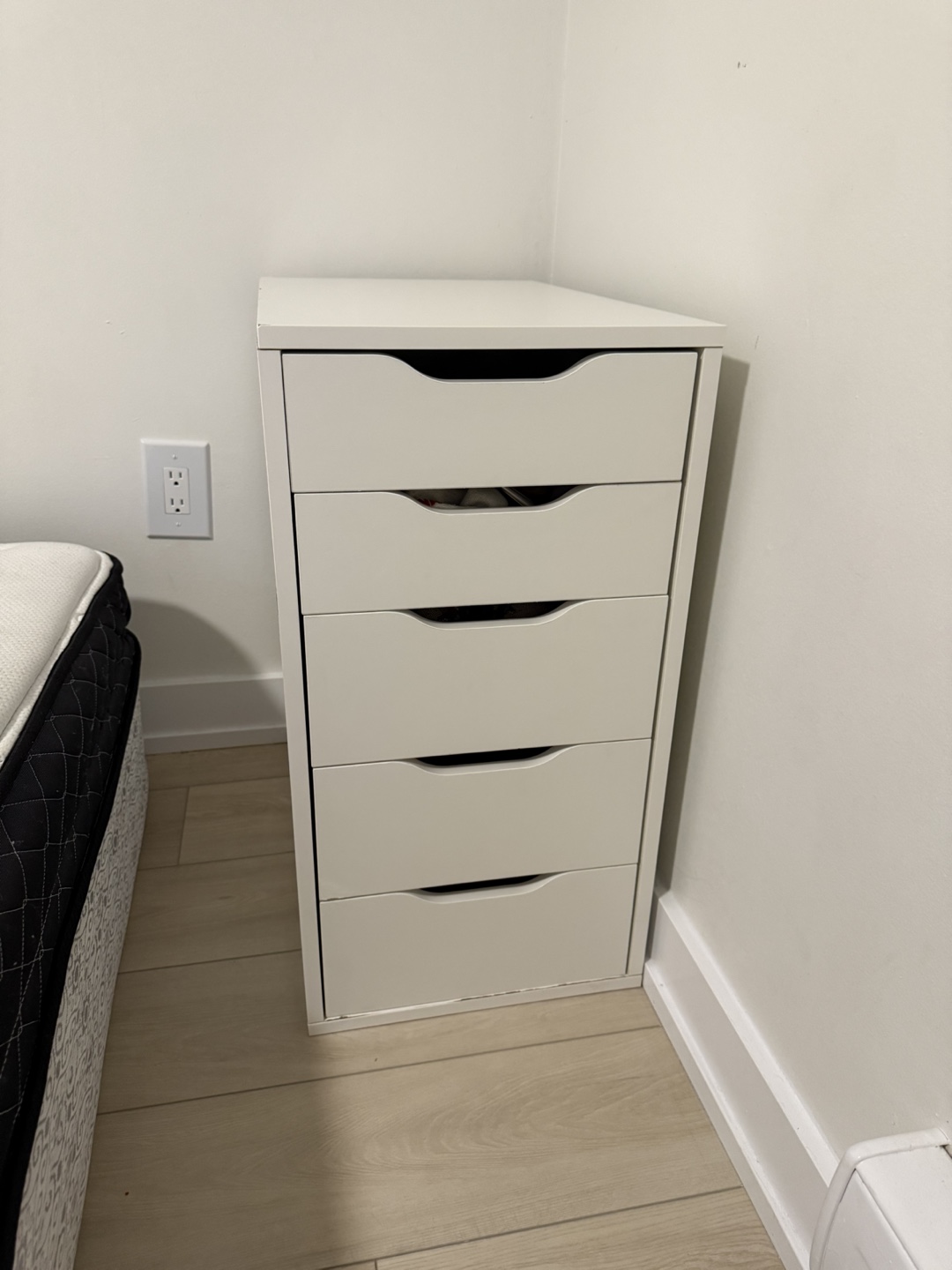 IKEA ALEX White 5-Drawer 36x70 cm (14 1/8x27 1/2 ")