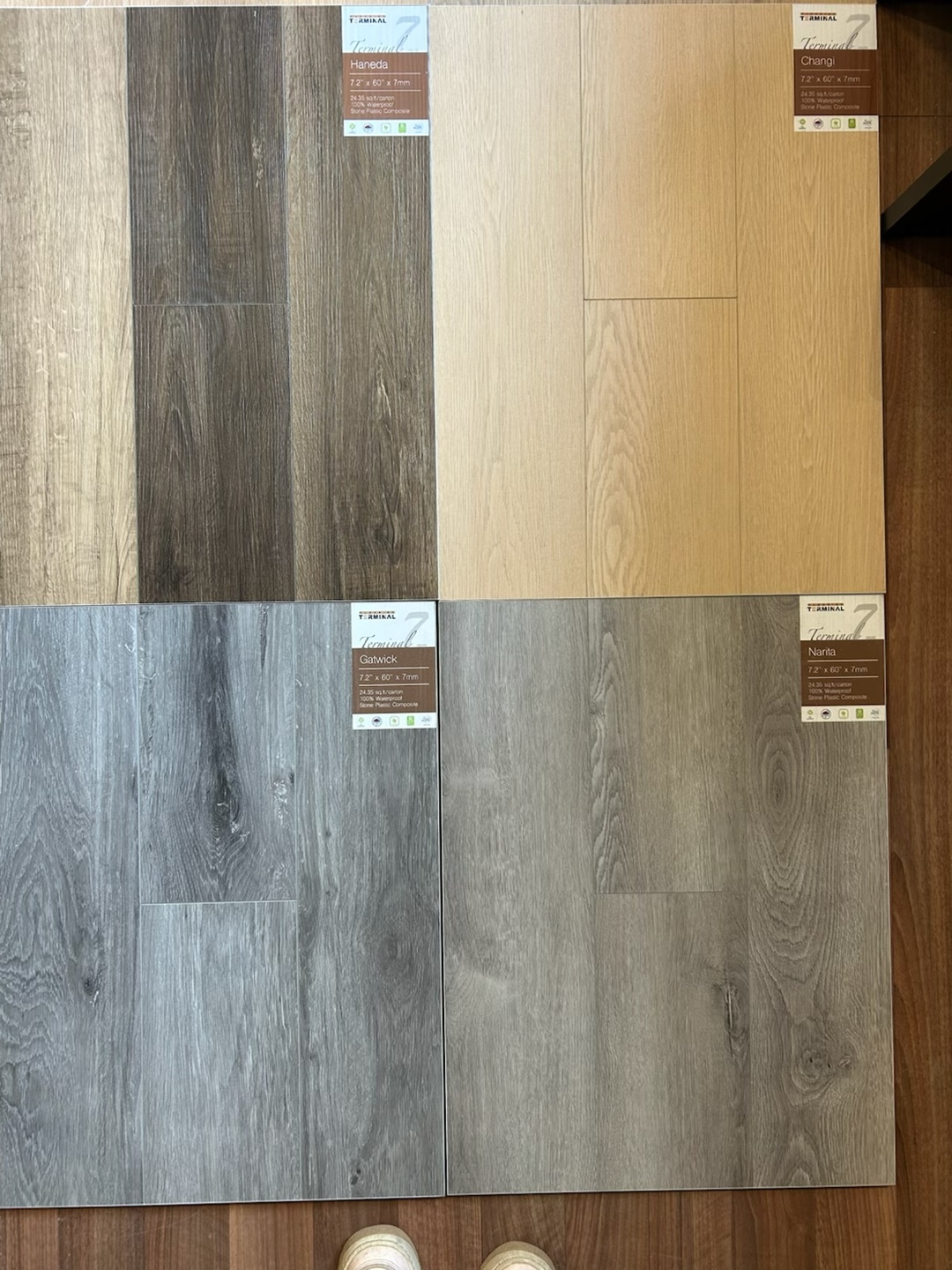 Tarkett  7 Series Vinyl Flooring Samples