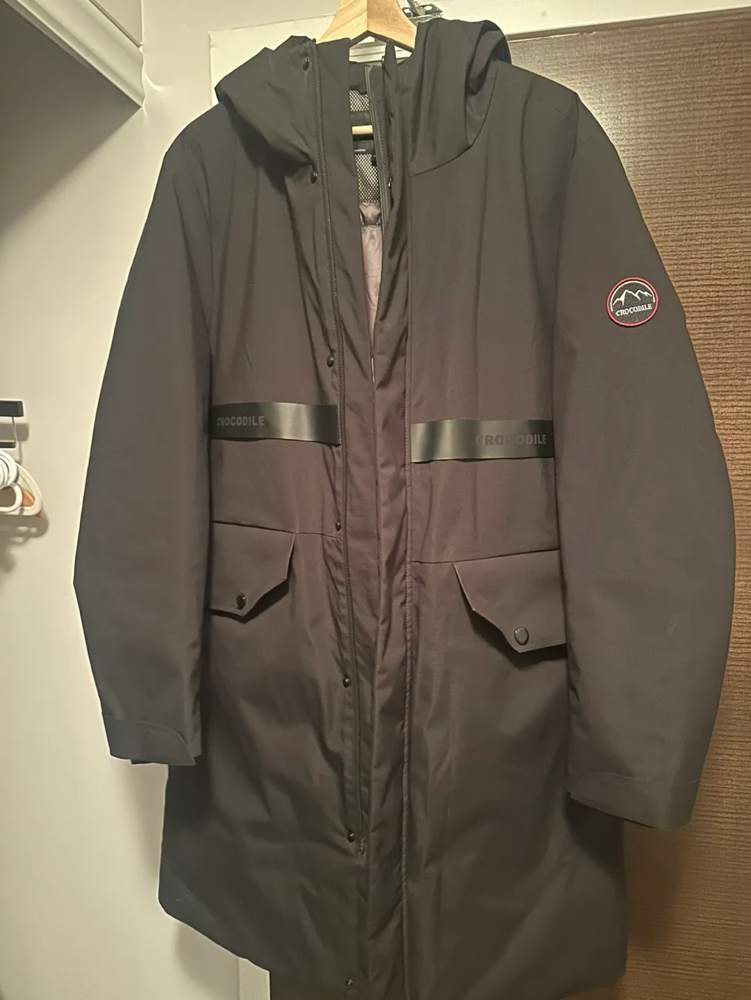Men's Crocodile Brand Black Winter Parka thumbnail