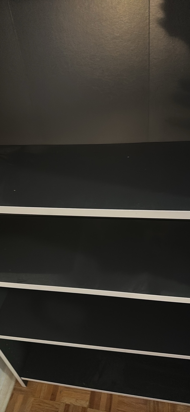 IKEA Tall grey and White Bookshelf