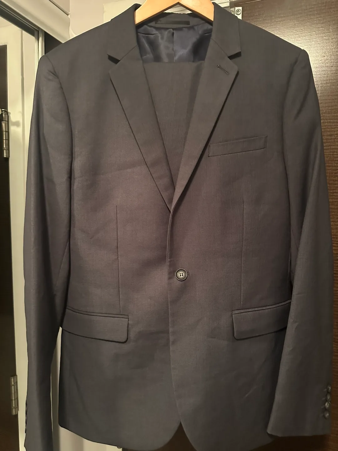 Topman Men's Size 40 Dark Grey Suit thumbnail