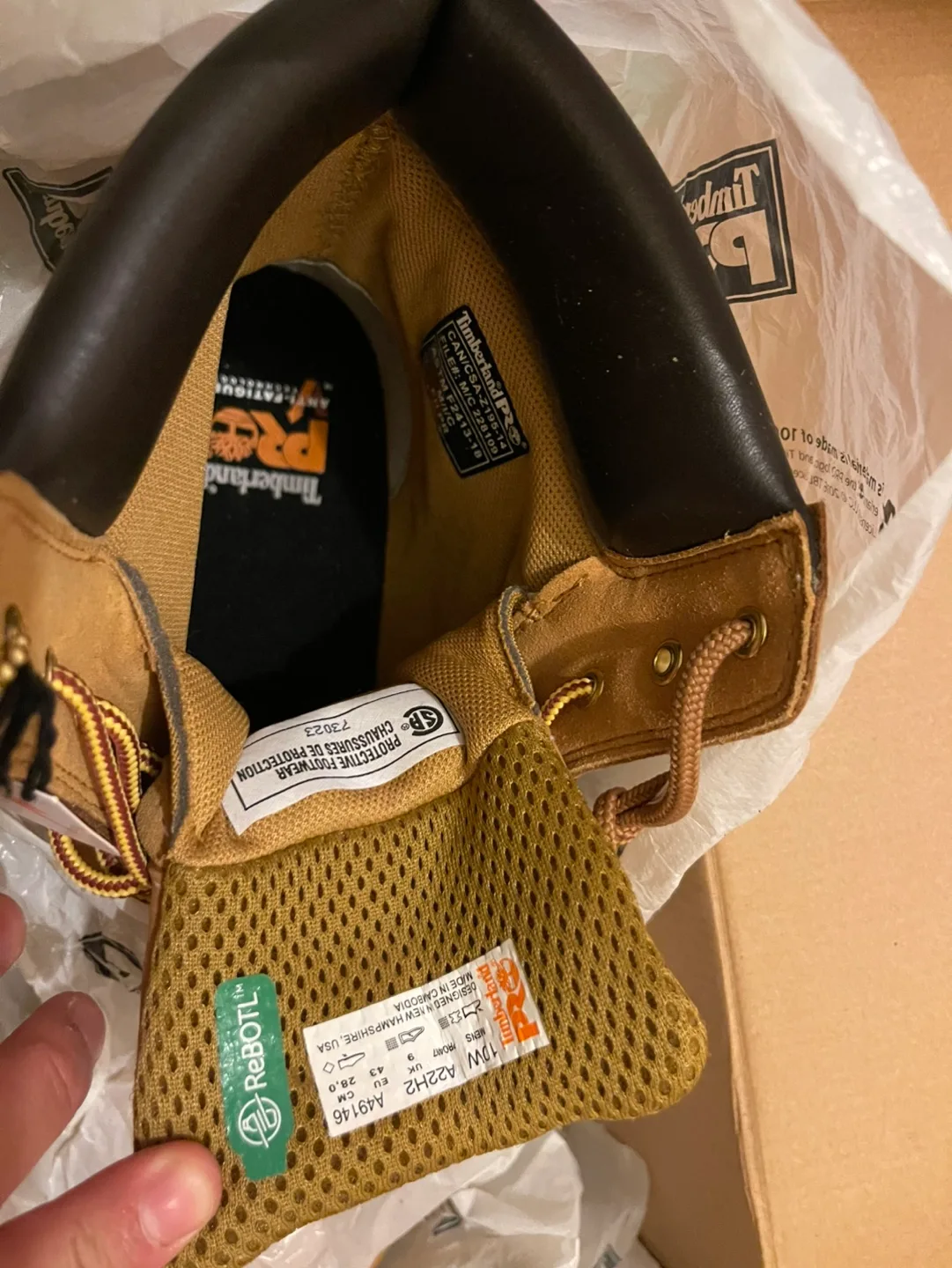 Timberland PRO Men's 6-Inch Wheat Waterproof Work Boots image indicator(7)