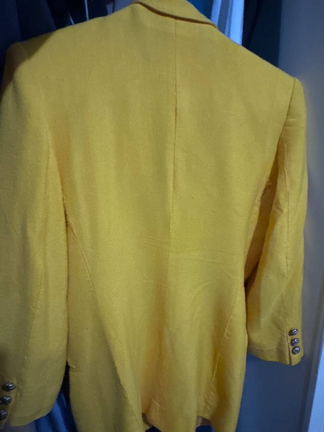 Alfred Sung Mustard Yellow Blazer Jacket image indicator(3)