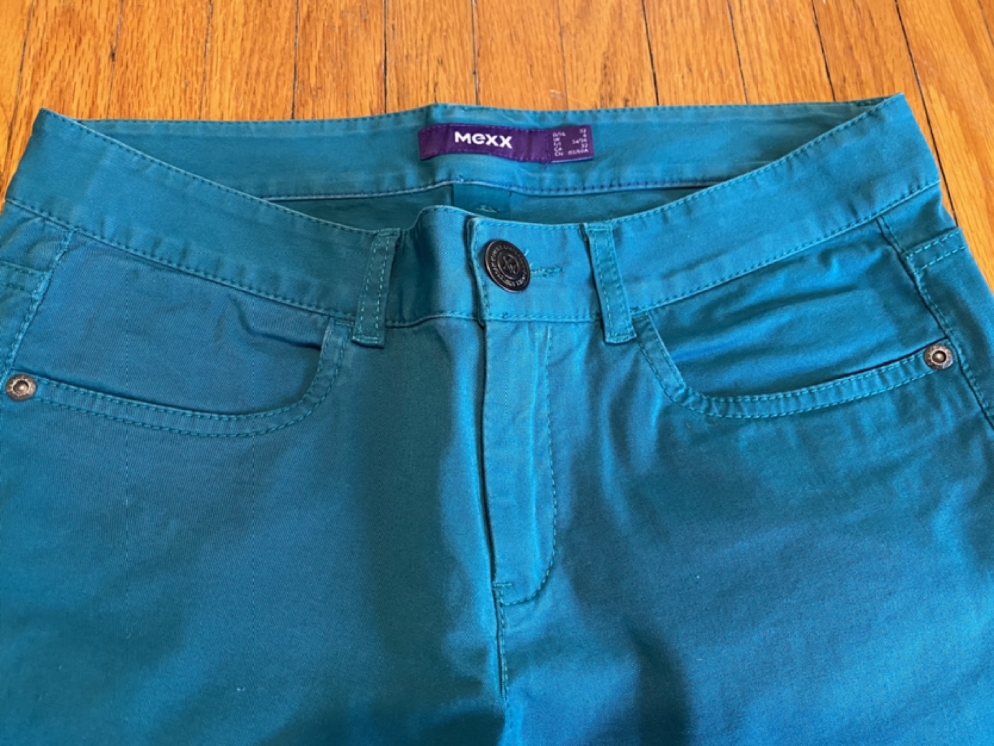 Mexx Teal Skinny Jeans Size 2 - photo 3
