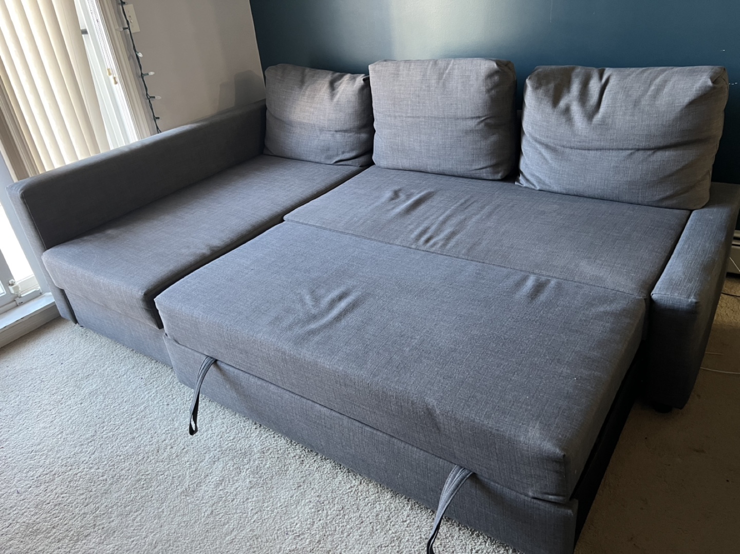 IKEA FRIHETEN Corner Sofa Bed - Grey - photo 2