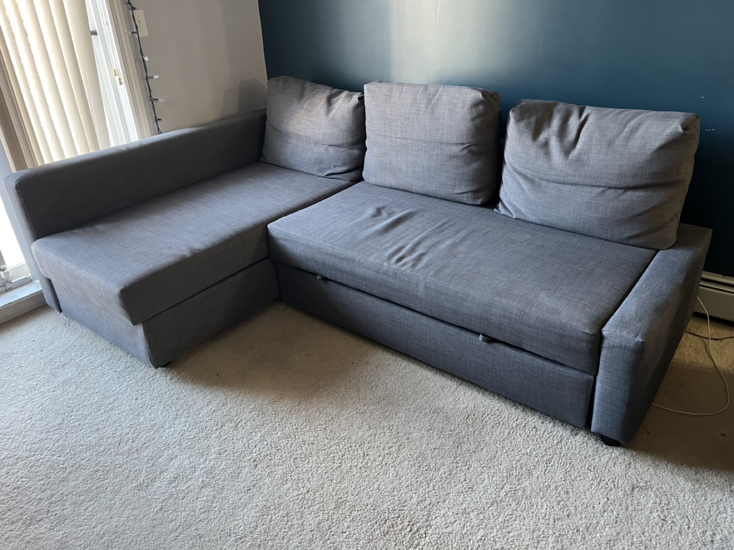 IKEA FRIHETEN Corner Sofa Bed - Grey - photo 3