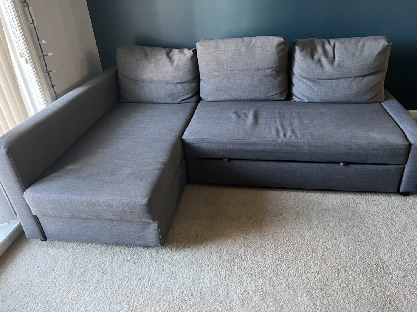IKEA FRIHETEN Corner Sofa Bed - Grey - photo 5