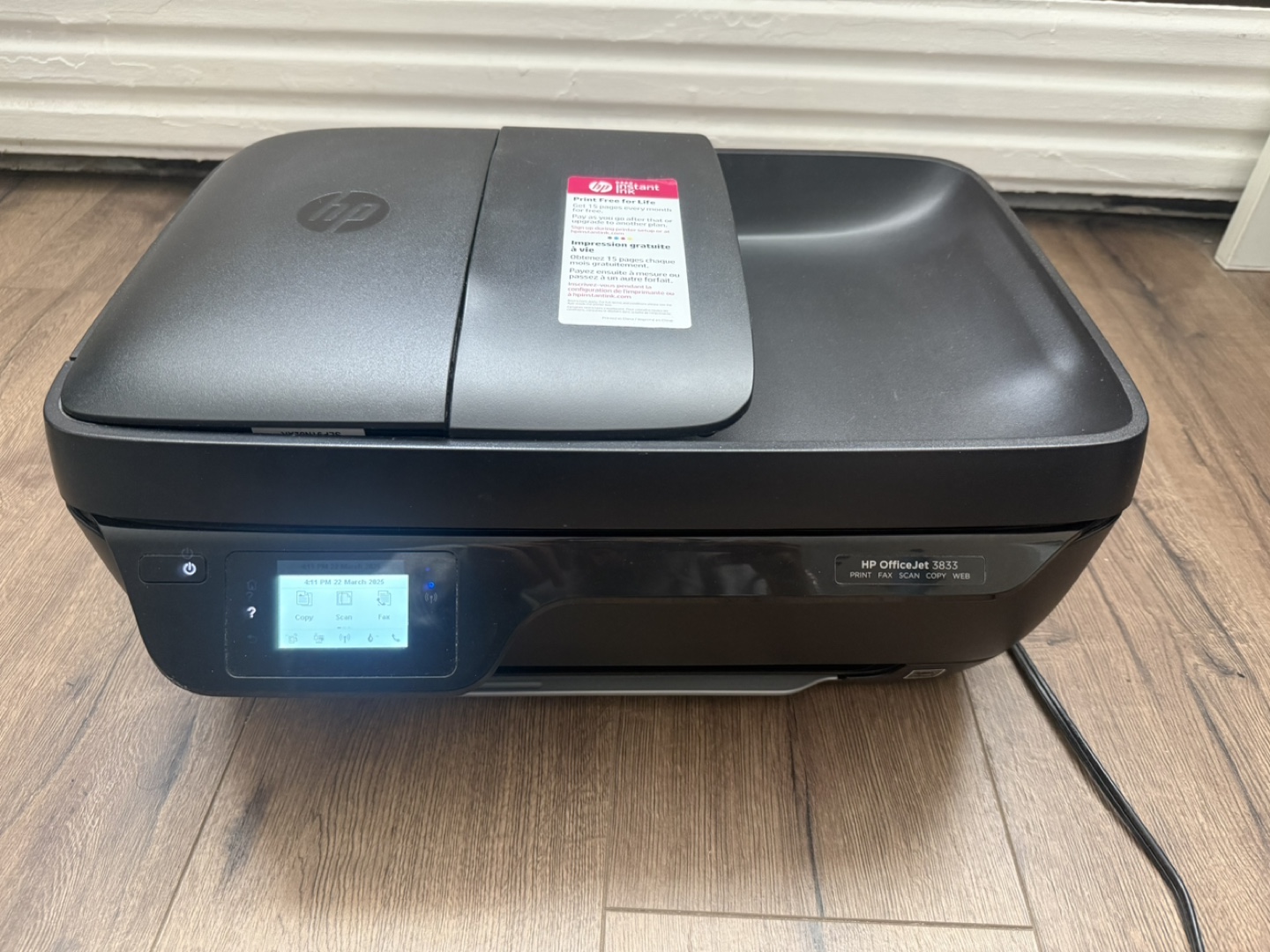 HP OfficeJet 3833 All-in-One Printer - photo 5