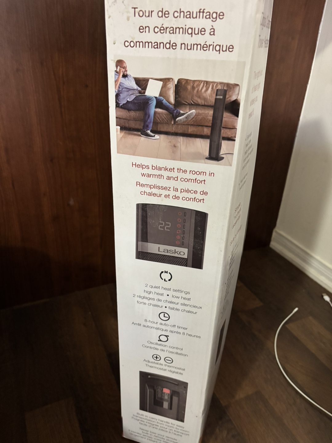 Lasko Digital Ceramic Tower Heater - photo 2