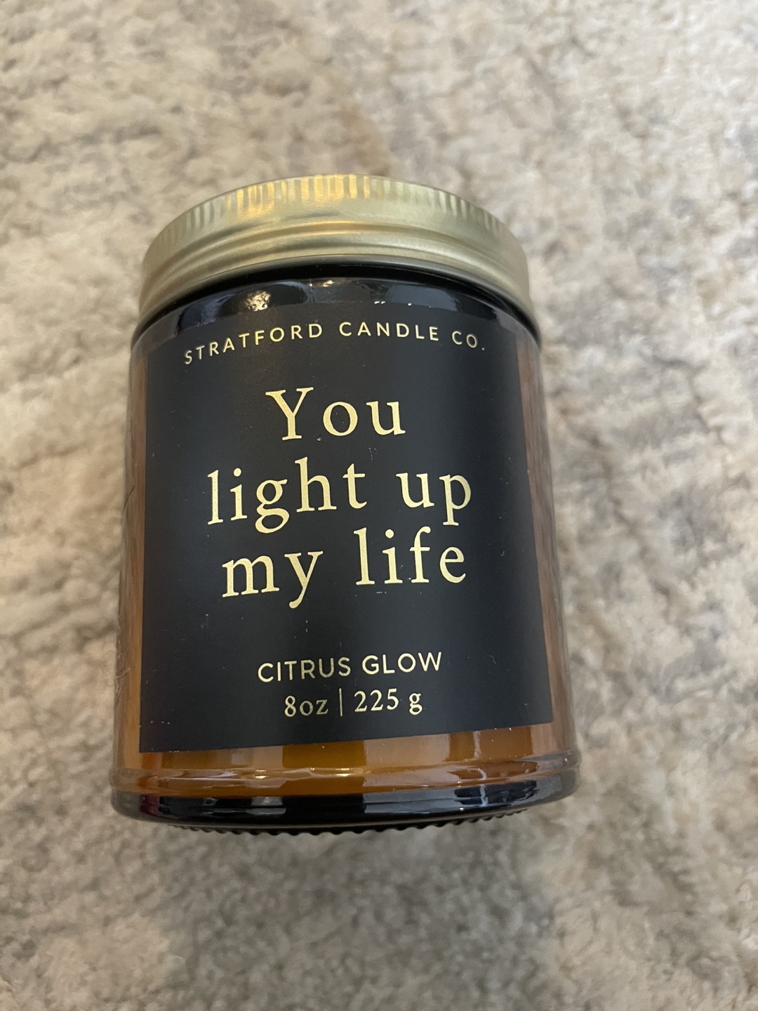 Stratford Candle Co. - You Light Up My Life - Citrus Glow Candle
