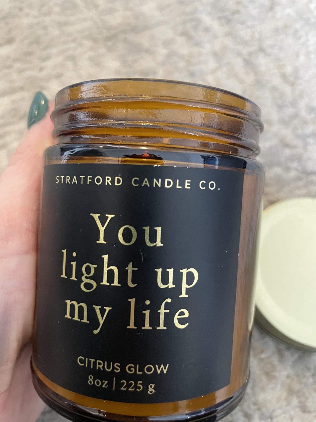 Stratford Candle Co. - You Light Up My Life - Citrus Glow Candle - photo 2